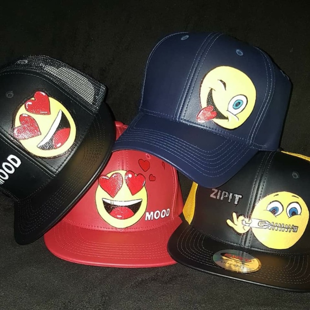 Custom Hand-Painted Hats. - Picture 2 of 2
